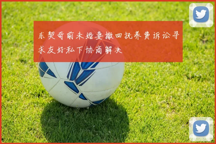 东契奇前未婚妻撤回抚养费诉讼寻求友好私下协商解决